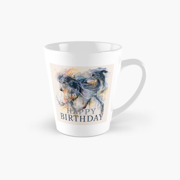 Item preview, Scottish deerhound, happy birthday designed and sold by aghnadarragh.
