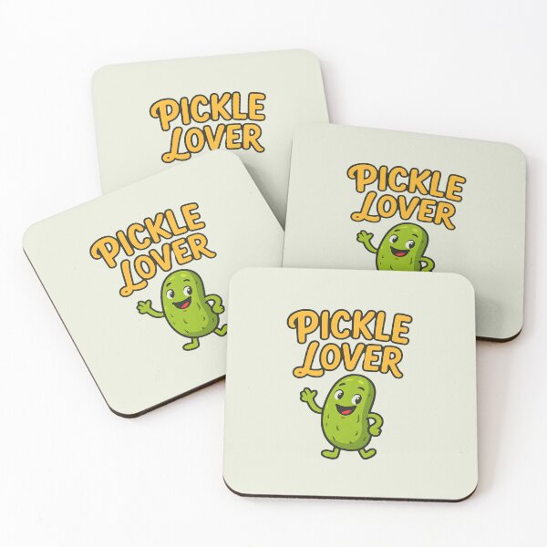 Item preview, Pickle Lover – Cute Funny Pickle Illustration designed and sold by Basma Designs | Retro, Kawaii Shirts & Stickers.