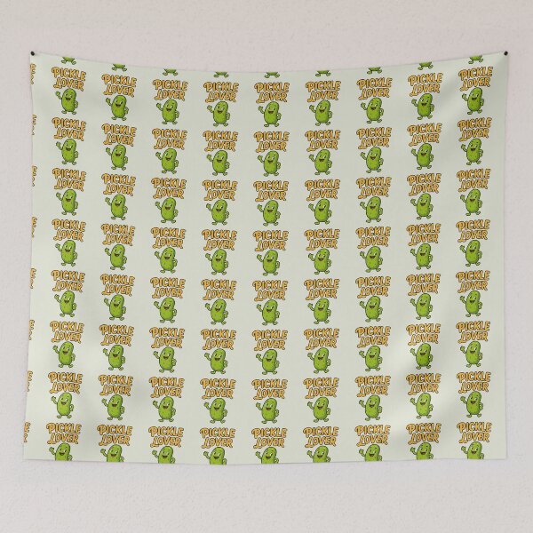 Item preview, Pickle Lover – Cute Funny Pickle Illustration designed and sold by Basma Designs | Retro, Kawaii Shirts & Stickers.