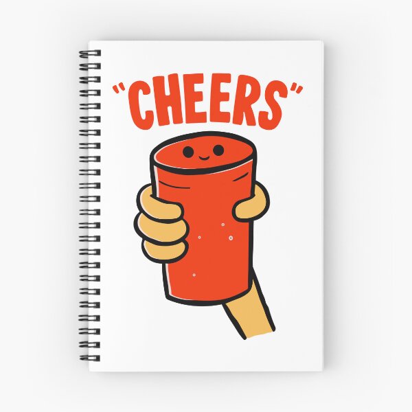 Item preview, Retro Red Party Cup Cheers Cartoon designed and sold by Zerhof.