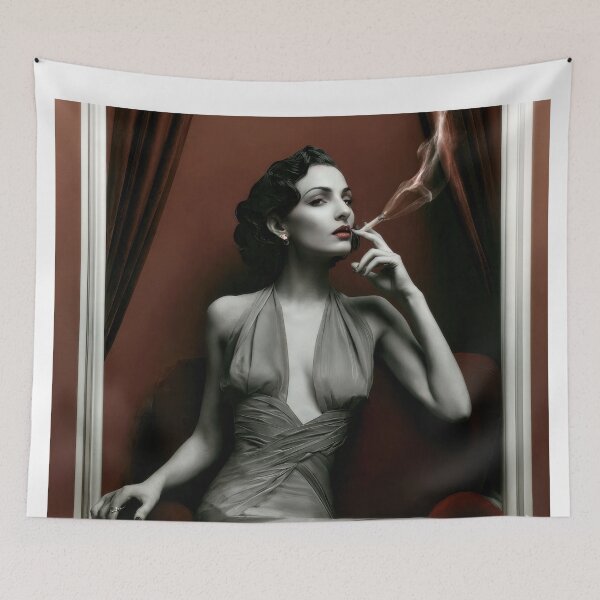 Item preview, Wall Art - Postcard - Poster: Velvet Glamour in Smoke designed and sold by ForeverPrintsOK.