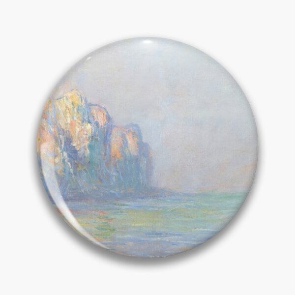 Item preview, Le Matin Temps Brumeux Pourville by Claude Monet: Misty Coastal Poster designed and sold by artofuniverse.