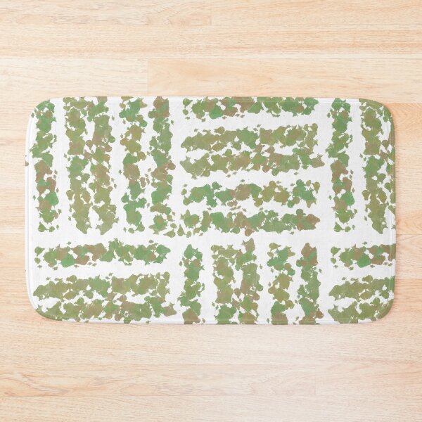 Item preview, Abstract Camouflage Green Grunge Block Stripes Pattern designed and sold by Ailiida.