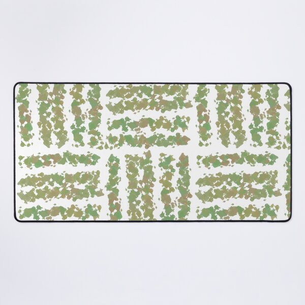 Item preview, Abstract Camouflage Green Grunge Block Stripes Pattern designed and sold by Ailiida.