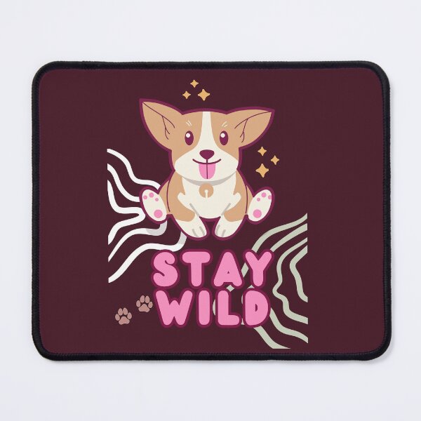 Item preview, Stay Wild Cute Corgi Tropical Jungle Graphic designed and sold by SoftAuraStudi0.