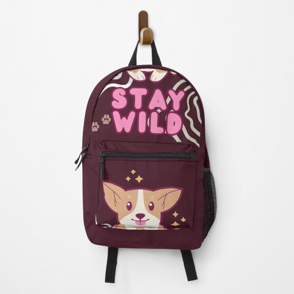 Item preview, Stay Wild Cute Corgi Tropical Jungle Graphic designed and sold by SoftAuraStudi0.