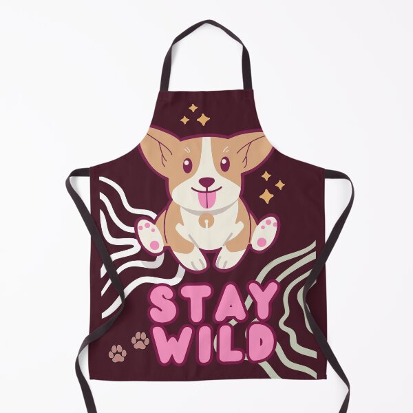 Item preview, Stay Wild Cute Corgi Tropical Jungle Graphic designed and sold by SoftAuraStudi0.