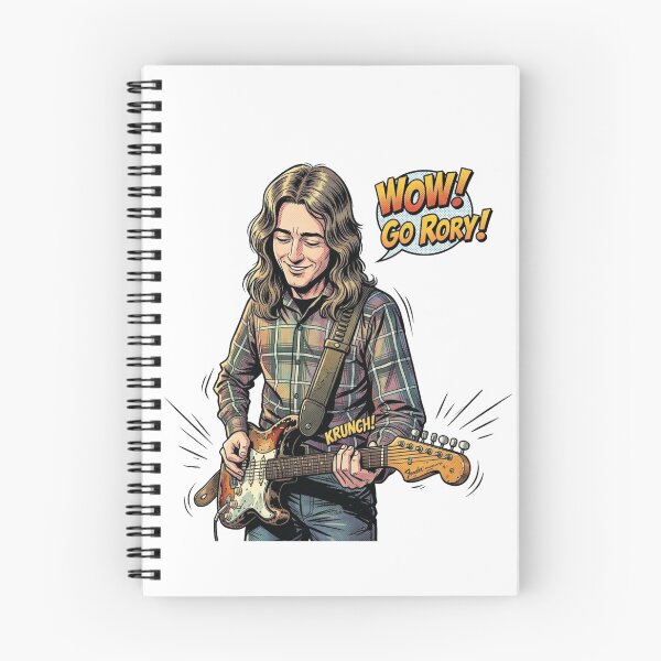 Item preview, Rory Gallagher Retro Comic Pop Art Rock Sticker designed and sold by topprinting.
