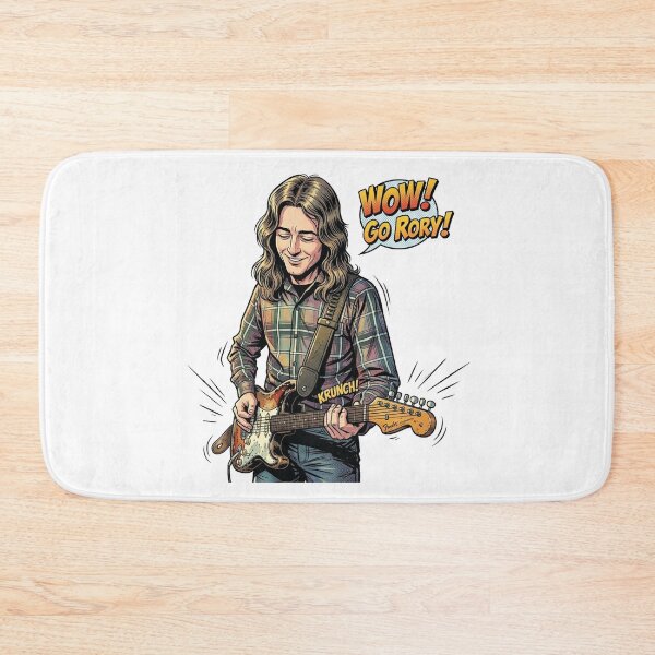 Item preview, Rory Gallagher Retro Comic Pop Art Rock Sticker designed and sold by topprinting.