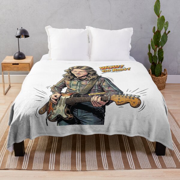 Item preview, Rory Gallagher Retro Comic Pop Art Rock Sticker designed and sold by topprinting.