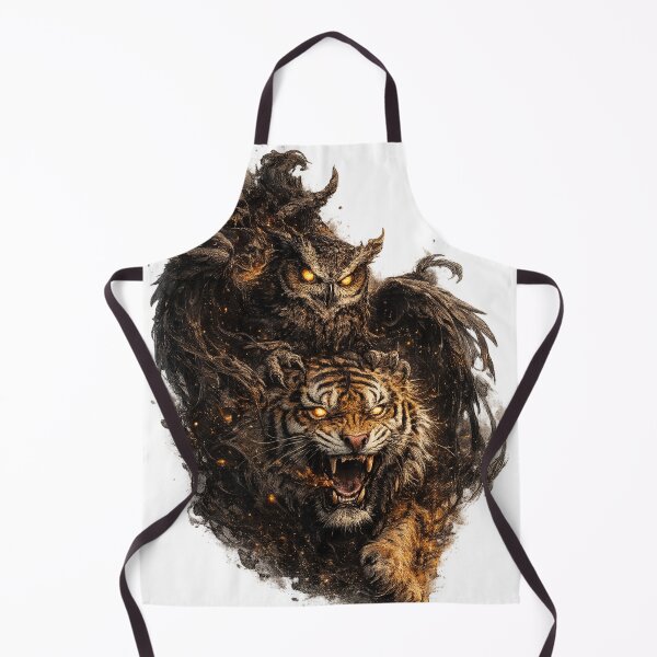 Item preview, Night Guardians | Tiger & Owl of the Shadows designed and sold by Sticleg.