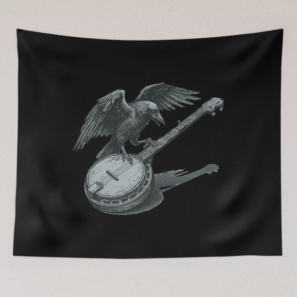 Item preview, Raven Banjo Moon designed and sold by SiarheiYur.