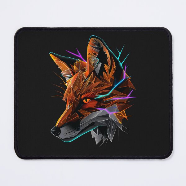 Item preview, Polygonal Fox – Cyber Geometric Wildlife & Urban designed and sold by RetroWaveArtCo.