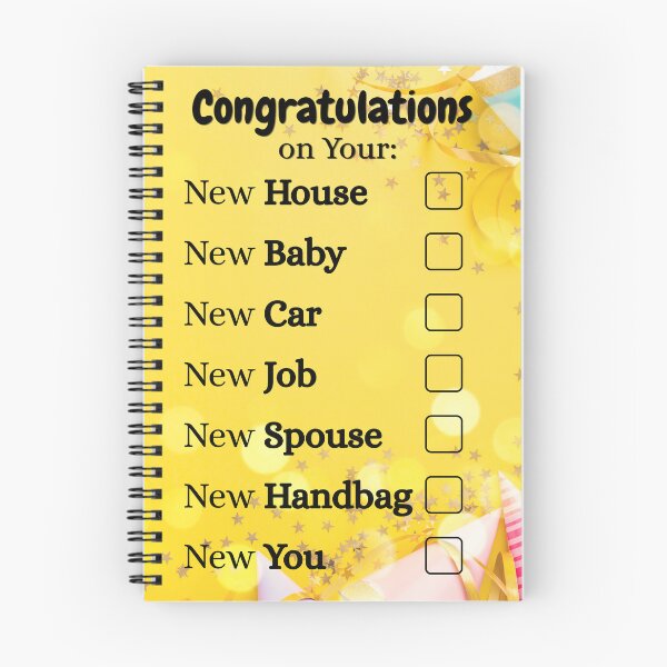 Item preview, Funny Occasion New house, job, car, baby, wedding - Tick the box  designed and sold by Ceramic Scripture.