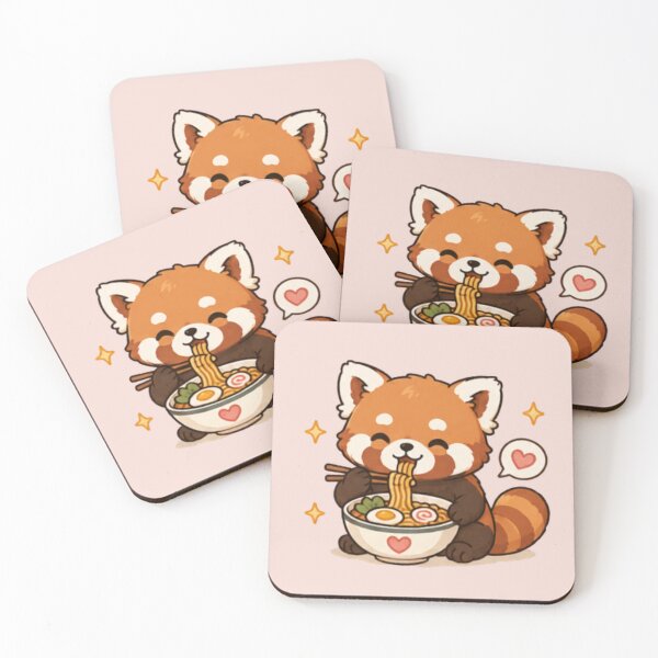 Item preview, Ramen Loving Red Panda designed and sold by MellowMunchkins.
