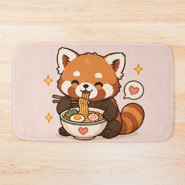 Item preview, Ramen Loving Red Panda designed and sold by MellowMunchkins.