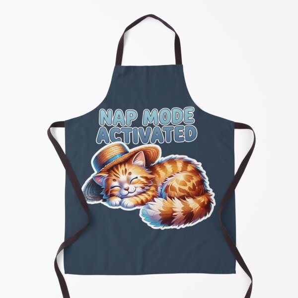 Item preview, Nap Mode Activated Cute Cat Sticker – Cozy Sleeping Kitty Cat Lover T-Shirt designed and sold by ZyxDes.