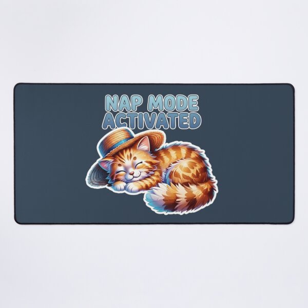 Item preview, Nap Mode Activated Cute Cat Sticker – Cozy Sleeping Kitty Cat Lover T-Shirt designed and sold by ZyxDes.