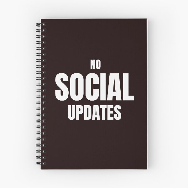 Item preview, No Social Updates – Funny Introvert Quote Design designed and sold by ArtPer-design.