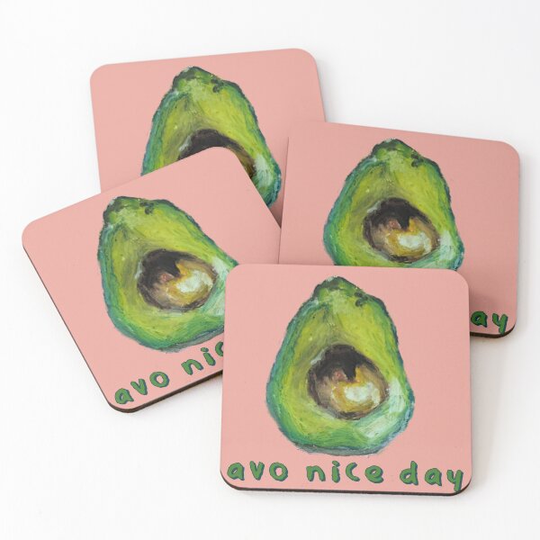 Item preview, avo nice day (pink) designed and sold by Squirrels-Leap.