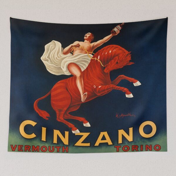 Item preview, Cinzano by Leonetto Capiello - Art Deco Vermouth Poster Horse Illustration for Vintage Wall Art Lovers designed and sold by RickE.