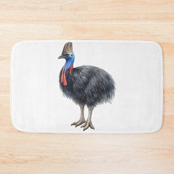 Item preview, Southern Cassowary Watercolour Illustration designed and sold by Jaruart.