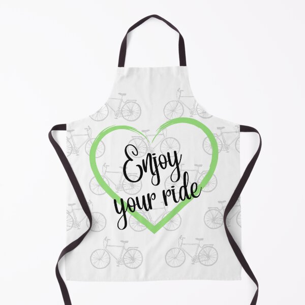 Item preview, Minimalist Cyclist Heart - Enjoy Your Ride Design designed and sold by MedusaGialla.