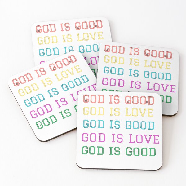 Item preview, God Is Good God Is Love Inspirational Christian Apparel designed and sold by KINGDOM GOLD STUDIO.