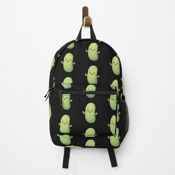 Item preview, Adorable Blushing Pickle – Soft Cute Food Art designed and sold by Basma Designs | Retro, Kawaii Shirts & Stickers.