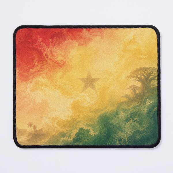 Item preview, Ghana Watercolor Travel Illustration designed and sold by AHOK-lab.