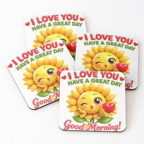 Item preview, Sunflower Kiss of Morning Love designed and sold by BlissBlvdShop.