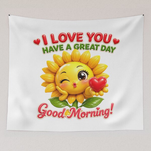 Item preview, Sunflower Kiss of Morning Love designed and sold by BlissBlvdShop.