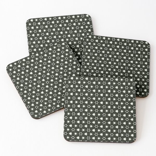 Item preview, Desert Deco Geometric Pattern - Green  designed and sold by Sophie Golightly.
