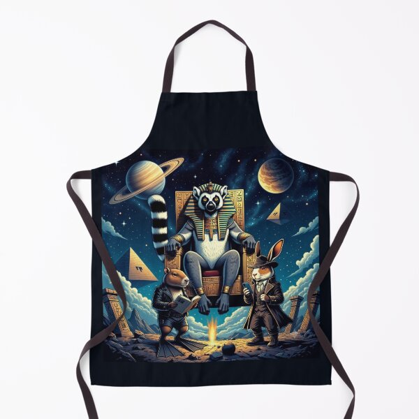 Item preview, Cosmic Pharaoh Lemur – Secret Council designed and sold by Dogandesighn.