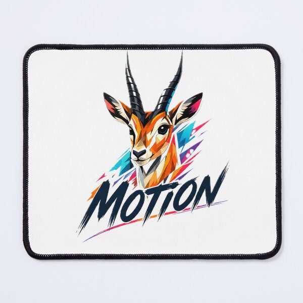 Item preview, Modern Geometric Gazelle Head – Colorful Wildlife Art Design designed and sold by Dowidi.