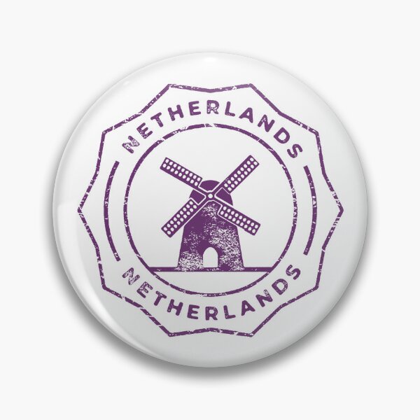 Item preview, Vintage Netherlands Travel Stamp designed and sold by RickTShop.