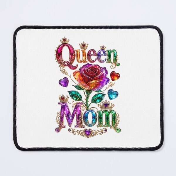 Item preview, Queen Mom Jeweled Gold Crown Floral Design designed and sold by Nuvoro Gifts.