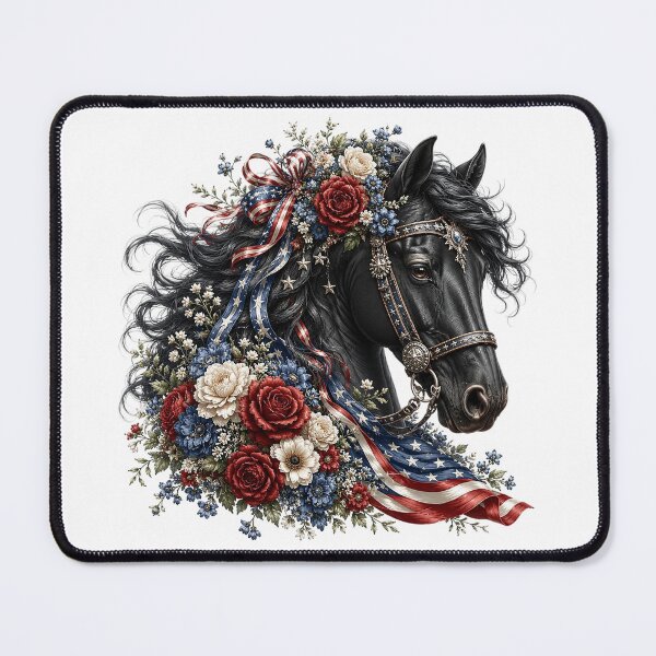 Item preview, USA Patriotic Horse designed and sold by PetalGarden.