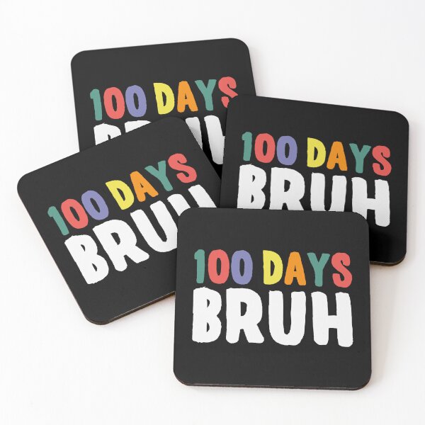 Item preview, 100 Days Bruh Funny 100th Day Of School Student Teacher Kids designed and sold by PopStars1993.