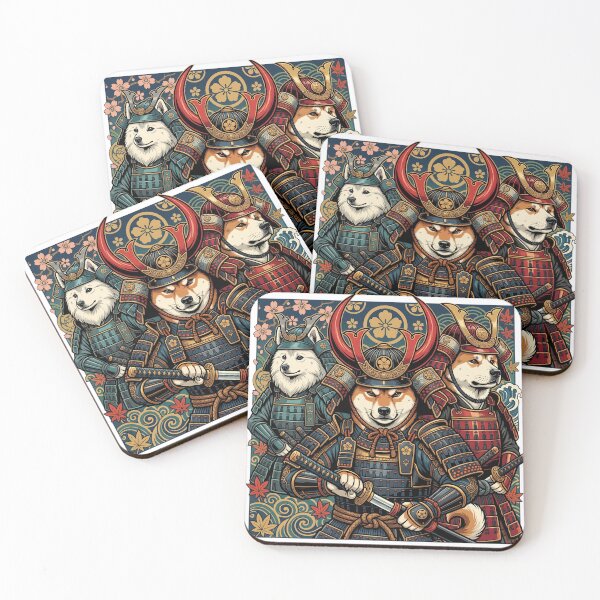 Item preview, Samurai Dogs designed and sold by The Quiet Canvas By Jacky.