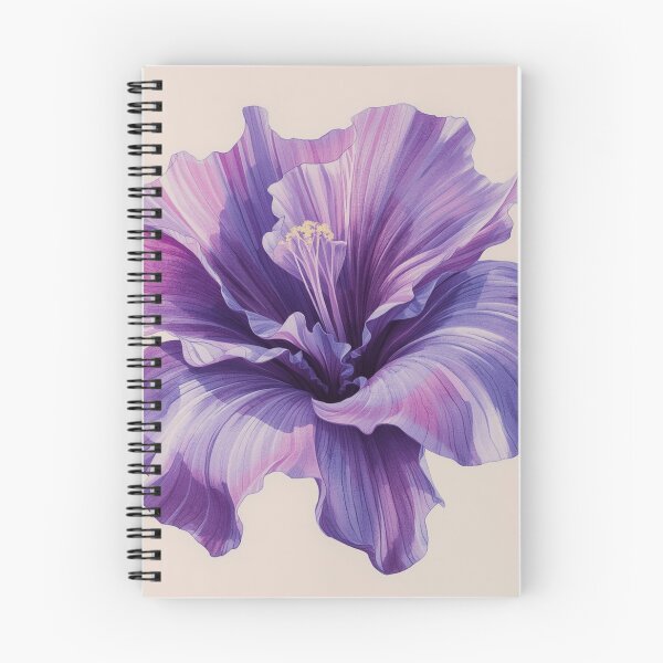 Item preview, Blooming Purple hibiscus flower | Tropical Flower | Floral spring pattern designed and sold by Desolaa_Arts.