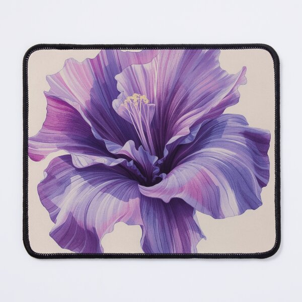Item preview, Blooming Purple hibiscus flower | Tropical Flower | Floral spring pattern designed and sold by Desolaa_Arts.