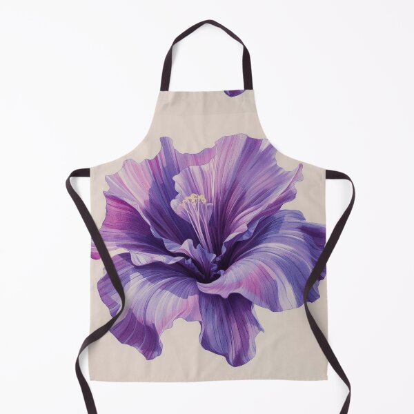 Item preview, Blooming Purple hibiscus flower | Tropical Flower | Floral spring pattern designed and sold by Desolaa_Arts.
