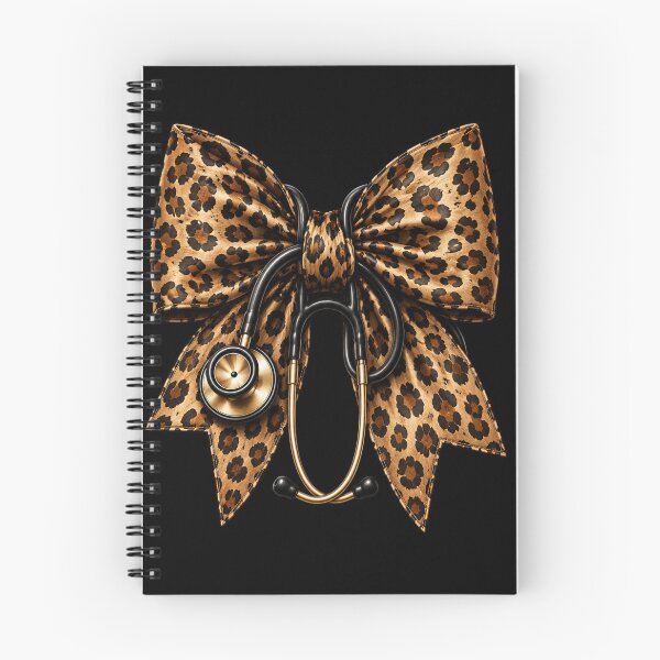 Item preview, Leopard Print Bow Stethoscope Nurse Medical Professional designed and sold by FormalDehyena.