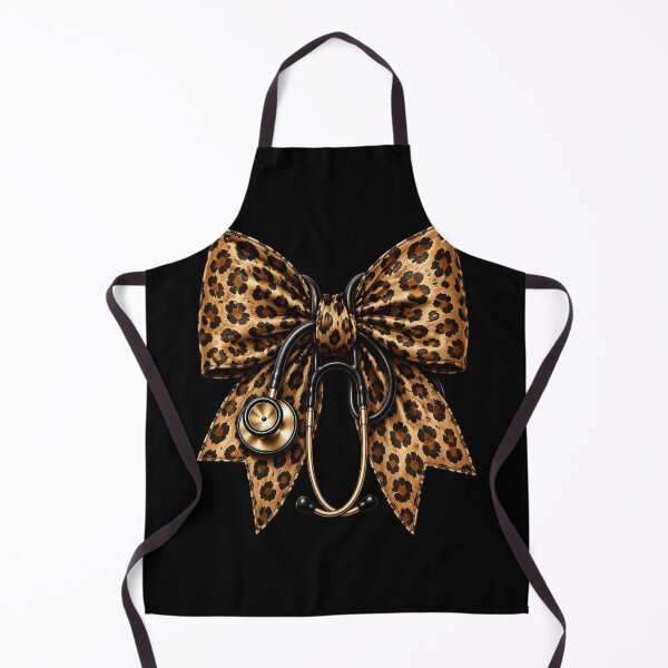 Item preview, Leopard Print Bow Stethoscope Nurse Medical Professional designed and sold by FormalDehyena.
