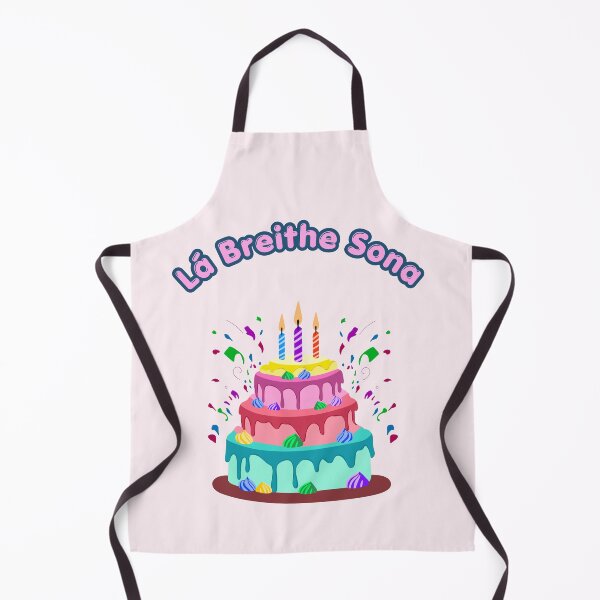 Item preview, Irish Birthday Greeting Pink La Breithe Sona Happy Birthday as Gaeilge (in Irish) designed and sold by Ceramic Scripture.