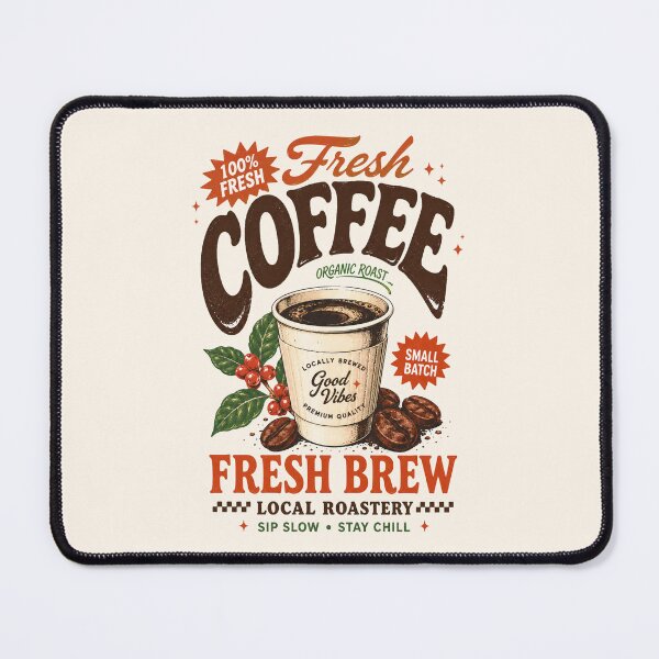 Item preview, Fresh Brew Vintage Coffee Roastery designed and sold by olosra.