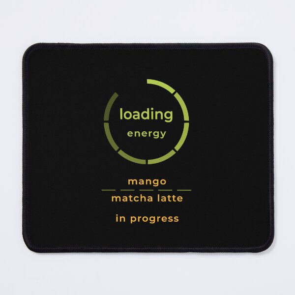 Item preview, Loading Energy Mango Matcha Latte In Progress Tropical Matcha Lover Funny Design designed and sold by unique art and design.