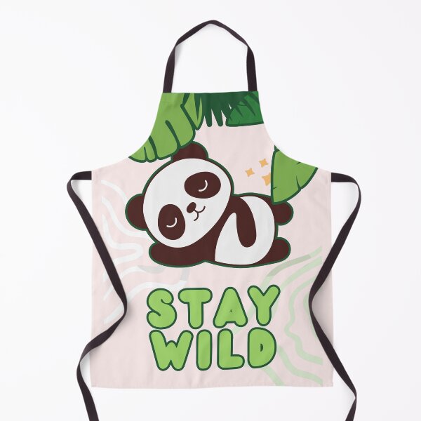 Item preview, Stay Wild Funny Sleeping Panda Tropical Jungle designed and sold by SoftAuraStudi0.