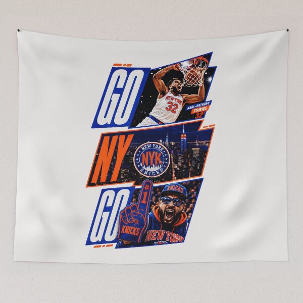 Item preview, Go Ny Go New York Knicks Basketball Fan Karl-Anthony Towns 32 Supporter designed and sold by CalyZOam99.
